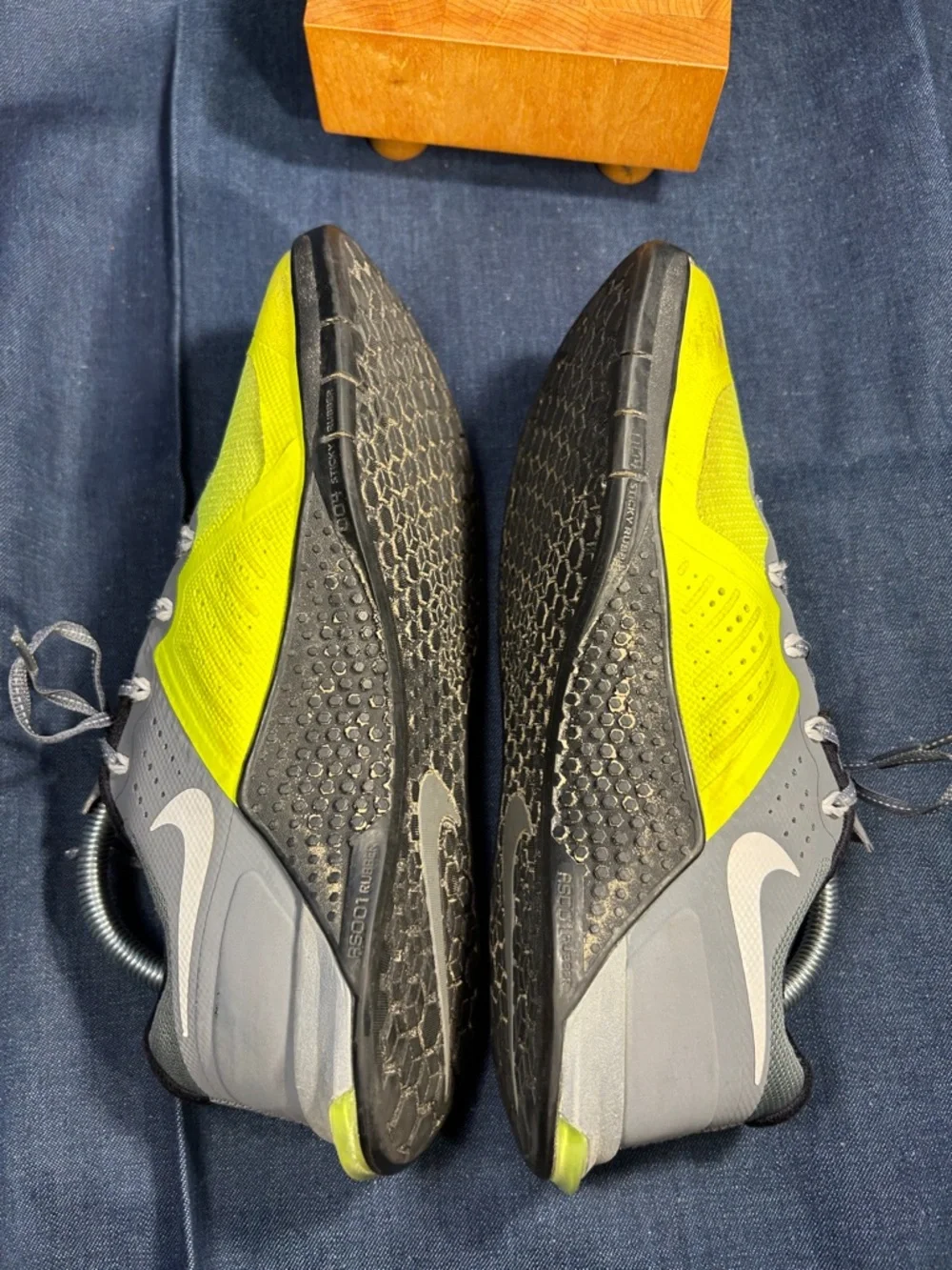 Nike Flywire athletic shoes